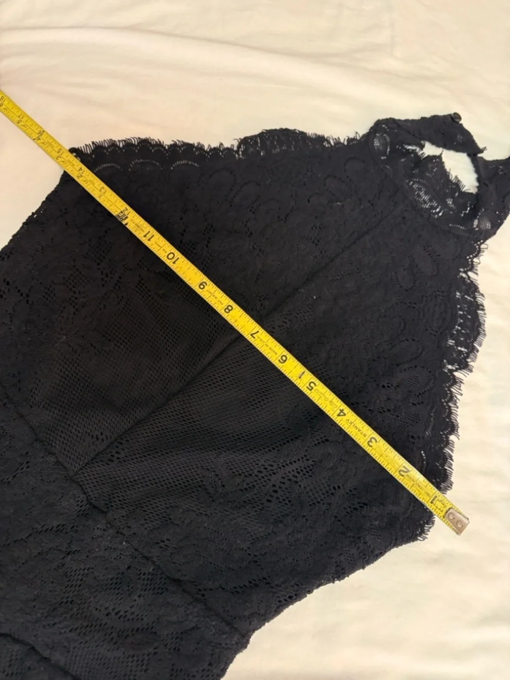 Free People Black Harper Lace Halter Mini Dress - Picture 4 of 8